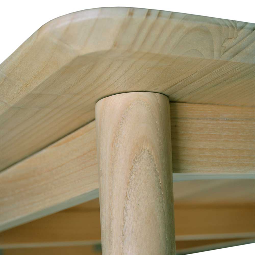 Esstisch Page mit Massivholzplatte im Skandi Design