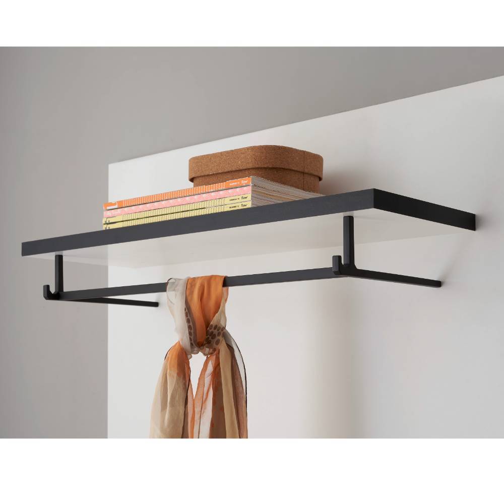 Flurgarderobe Bistian in Weiß mit Hochglanz Front (vierteilig)