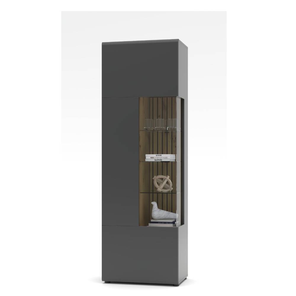 Wohnwand Yarisis in modernem Design 230 cm hoch (sechsteilig)