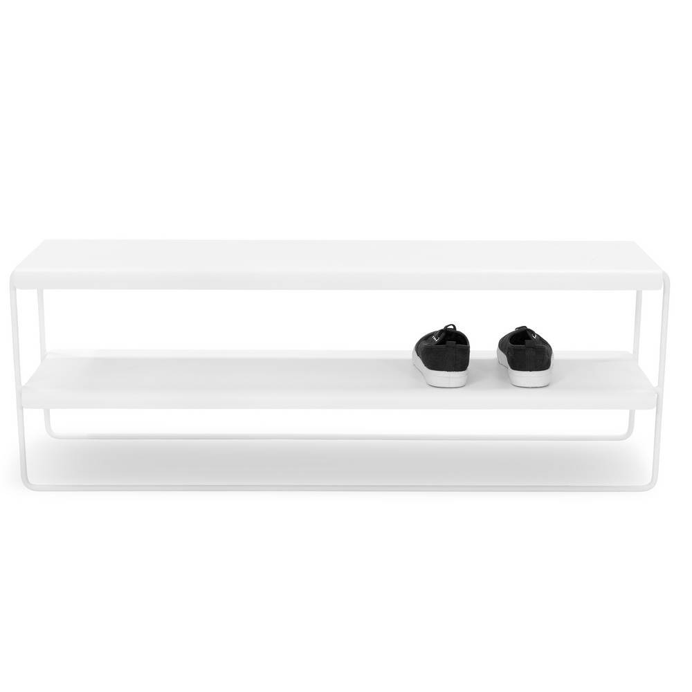 Metall Schuhregal Filaria in modernem Design pulverbeschichtet