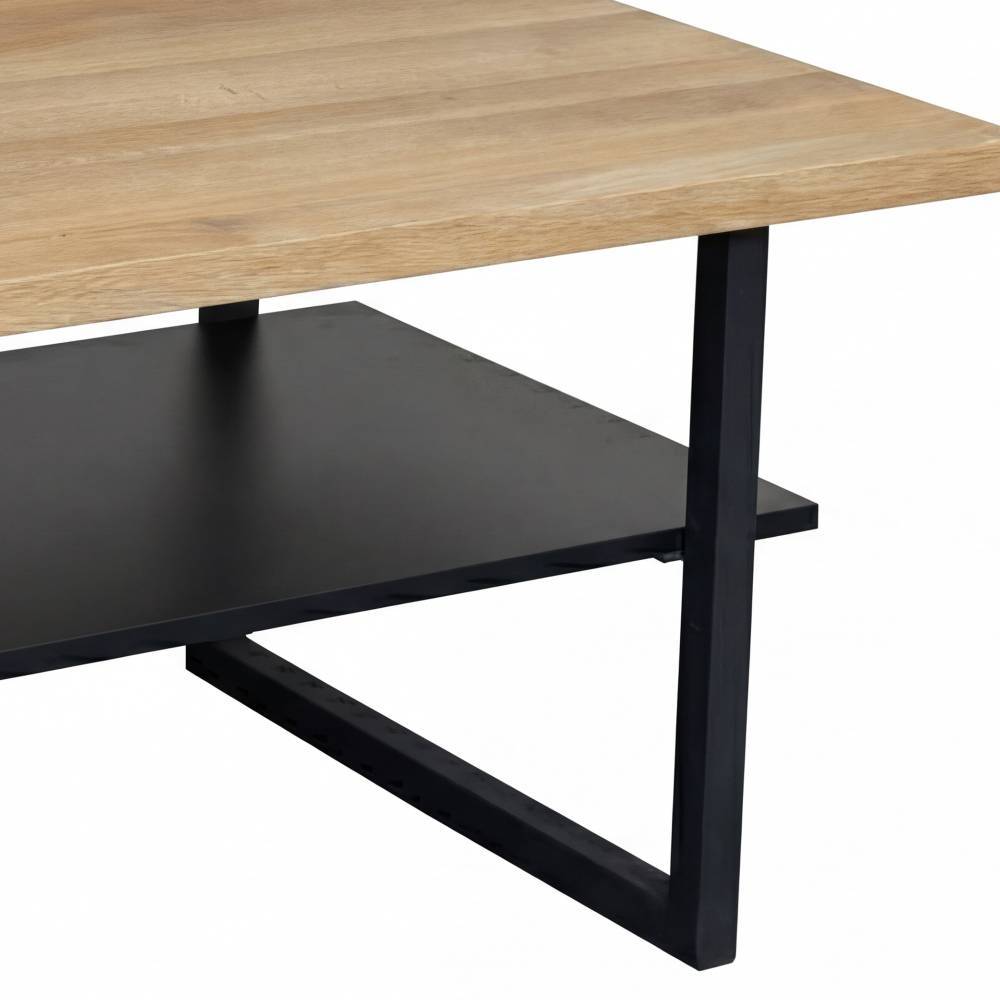 Couchtisch Laviella in Schwarz und Eichefarben