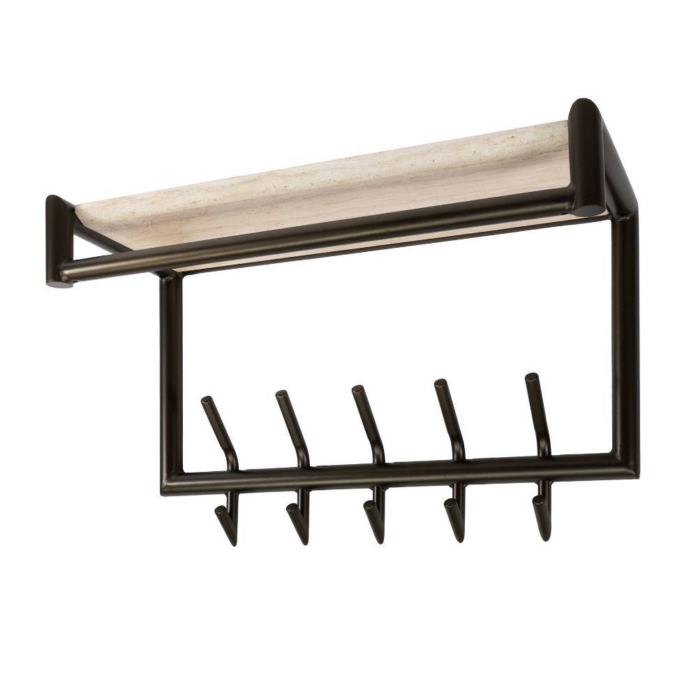 Hängegarderobe One im Industry und Loft Stil mit 5 Kleiderhaken