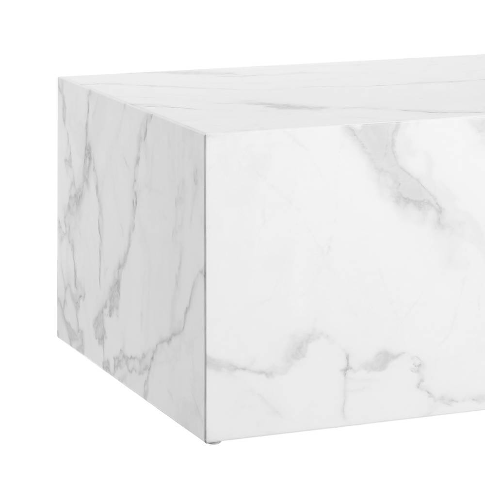 Wohnzimmertisch Gondama in Block-Form - Marmor Optik