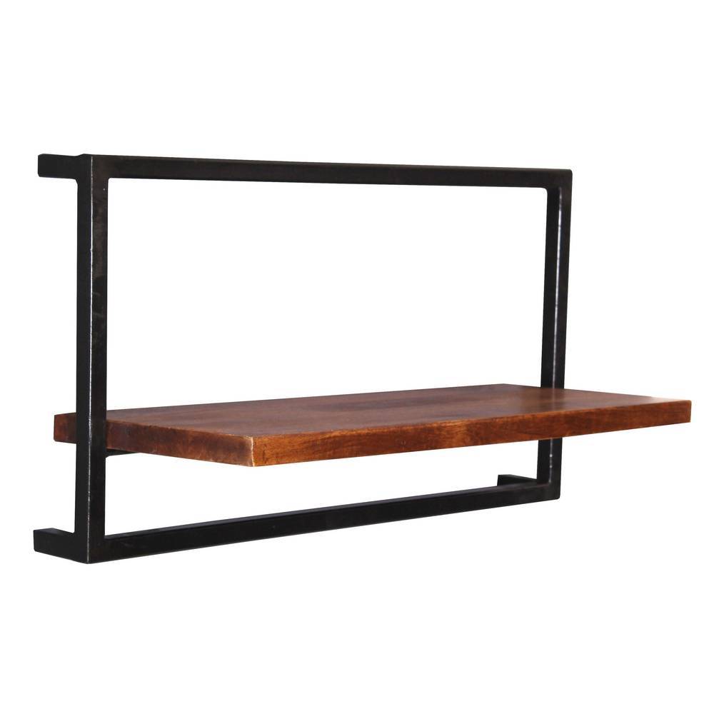 Regale Ribera aus Mangobaum Massivholz und Metall (dreiteilig)