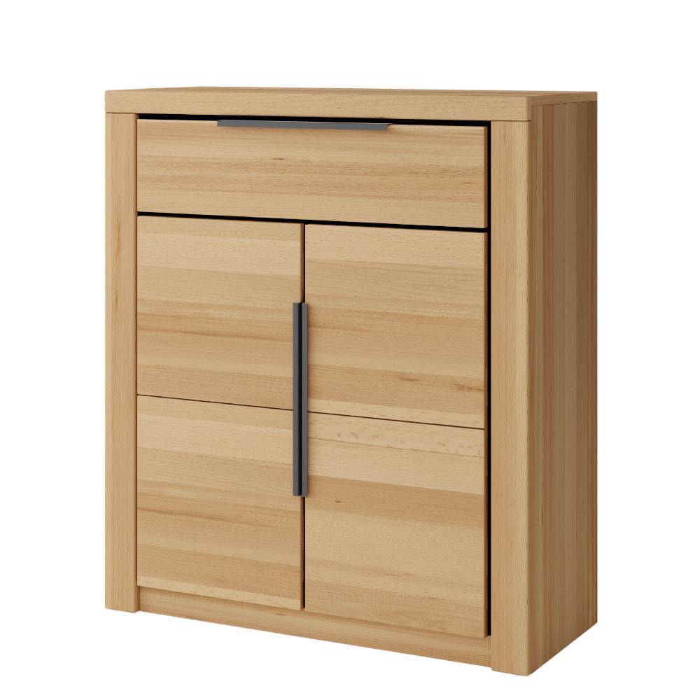 Vertiko Zella in Kernbuchefarben und modernem Design