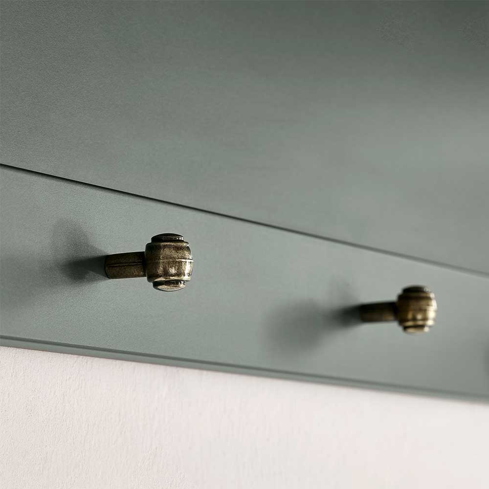Flurmöbel Set Clujia im Landhausstil in Dunkelgrün (fünfteilig)