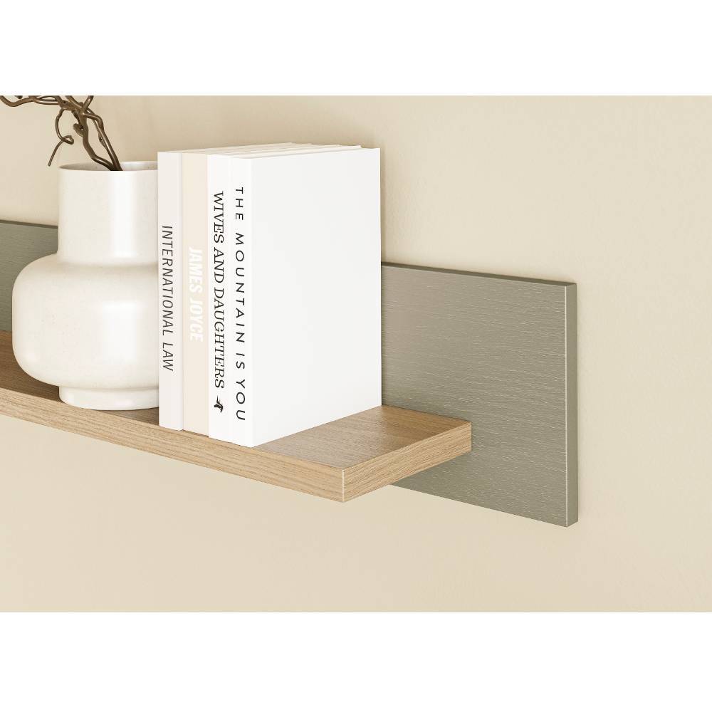 Wohnwand Fine im Skandi Design 195 cm hoch (vierteilig)