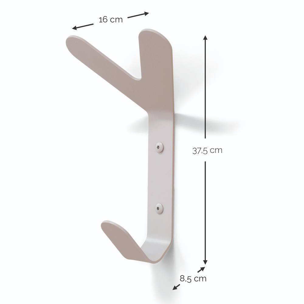 Metall Wandgarderobe Icardus in modernem Design pulverbeschichtet