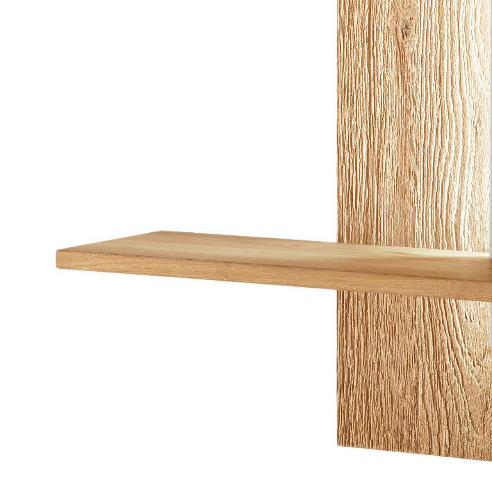 Hängeregal Laviella aus Wildeiche Massivholz in modernem Design