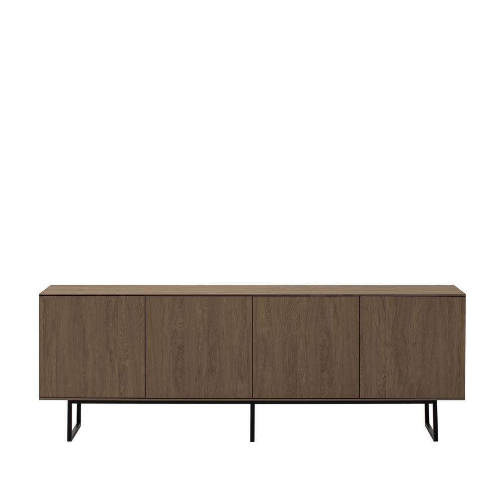 Sidebord Anuta 200 cm breit in Nussbaumfarben