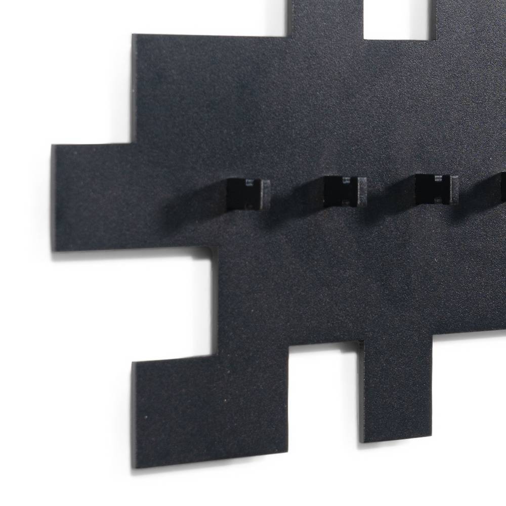 Wandgarderobe Parida in modernem Design mit 5 Kleiderhaken