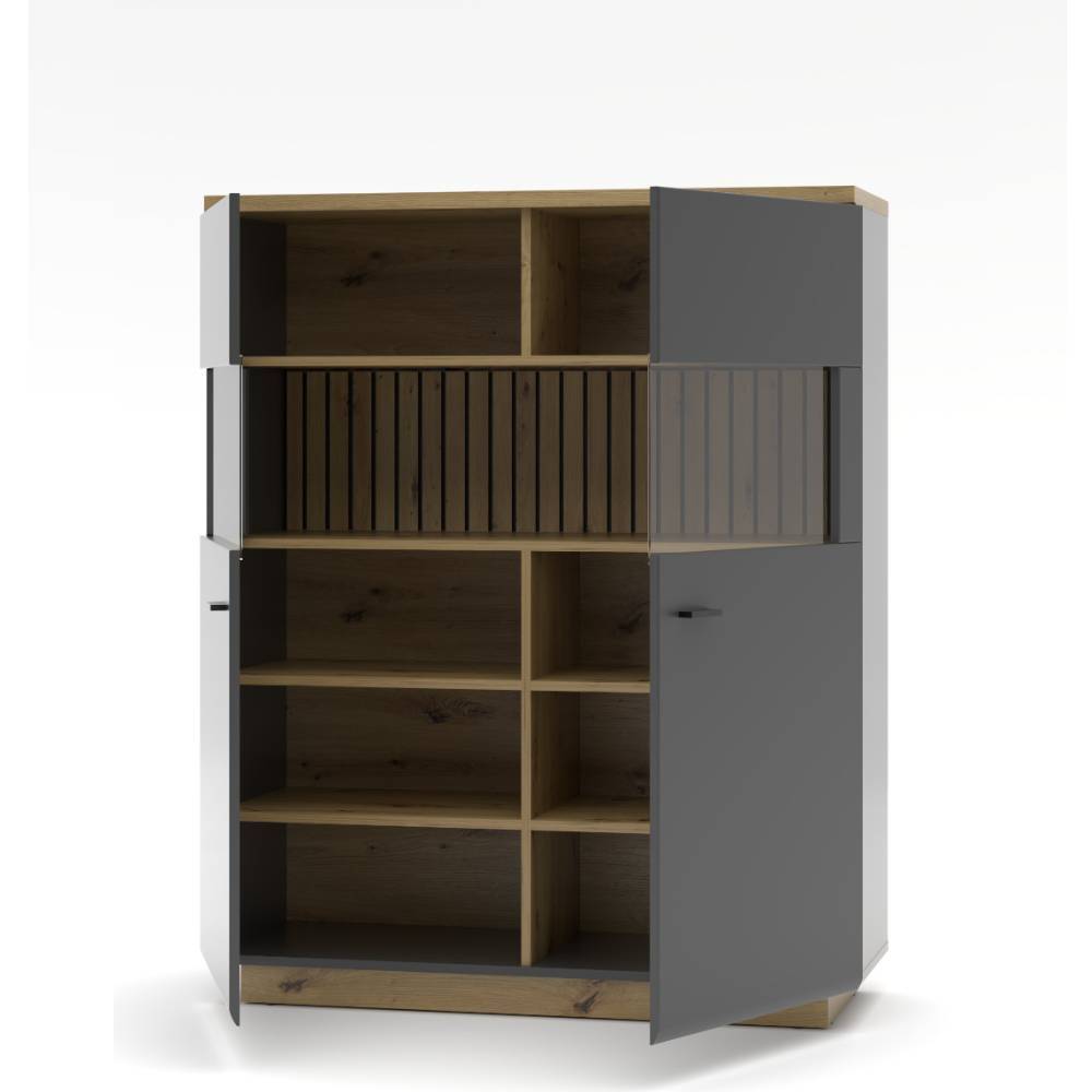 Wohnzimmerschrank Yarisis in modernem Design mit Sockelgestell