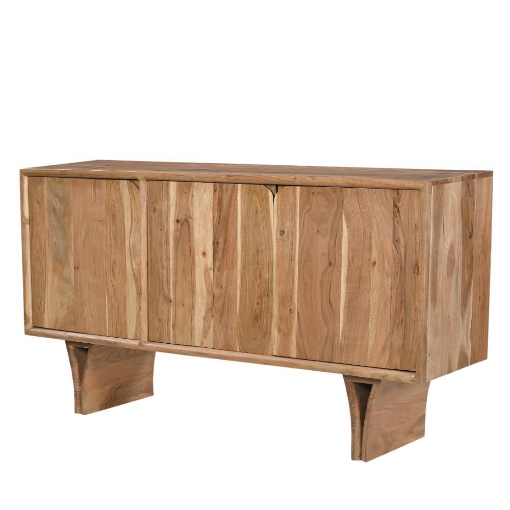 Sideboard Troyesa aus Akazie Massivholz 145 cm breit