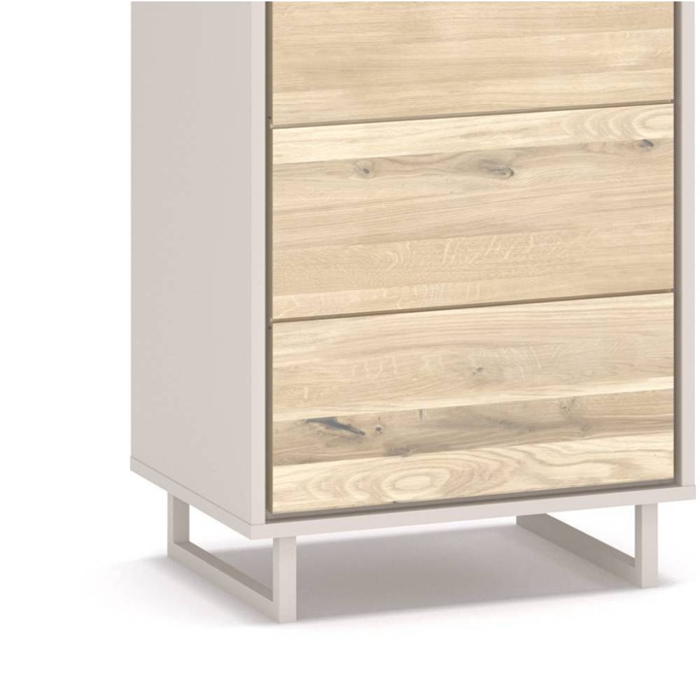 Stauraumvitrine Fortlanda mit Glastür 197 cm hoch