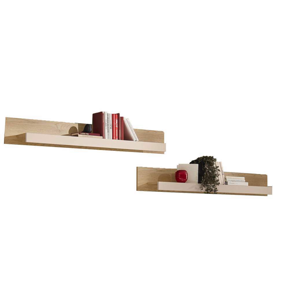 TV Wohnwand Helina 200 cm hoch in modernem Design (vierteilig)