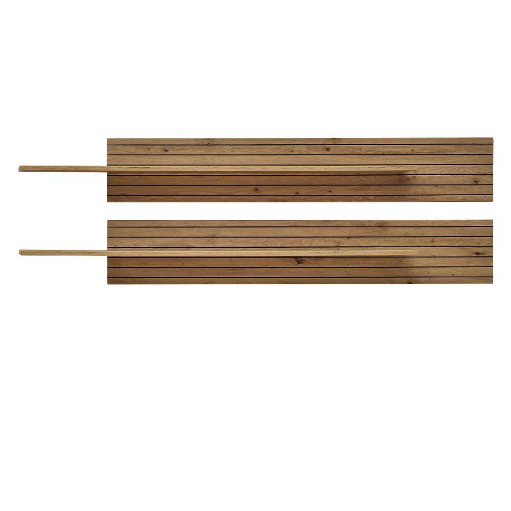 Wohnwand modern Ilitalcon in Graugrün 340 cm breit (siebenteilig)