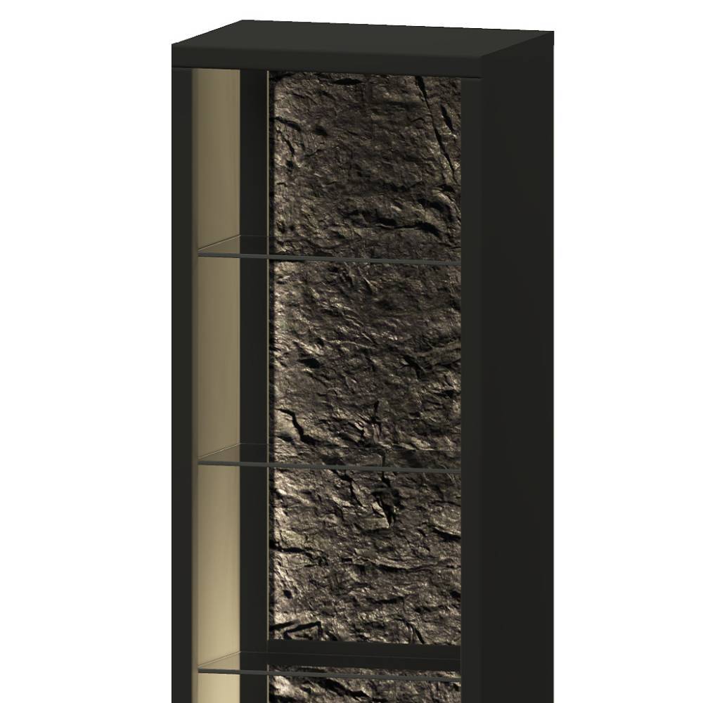 Standregal Ostoro 206 cm hoch mit sechs Glasböden