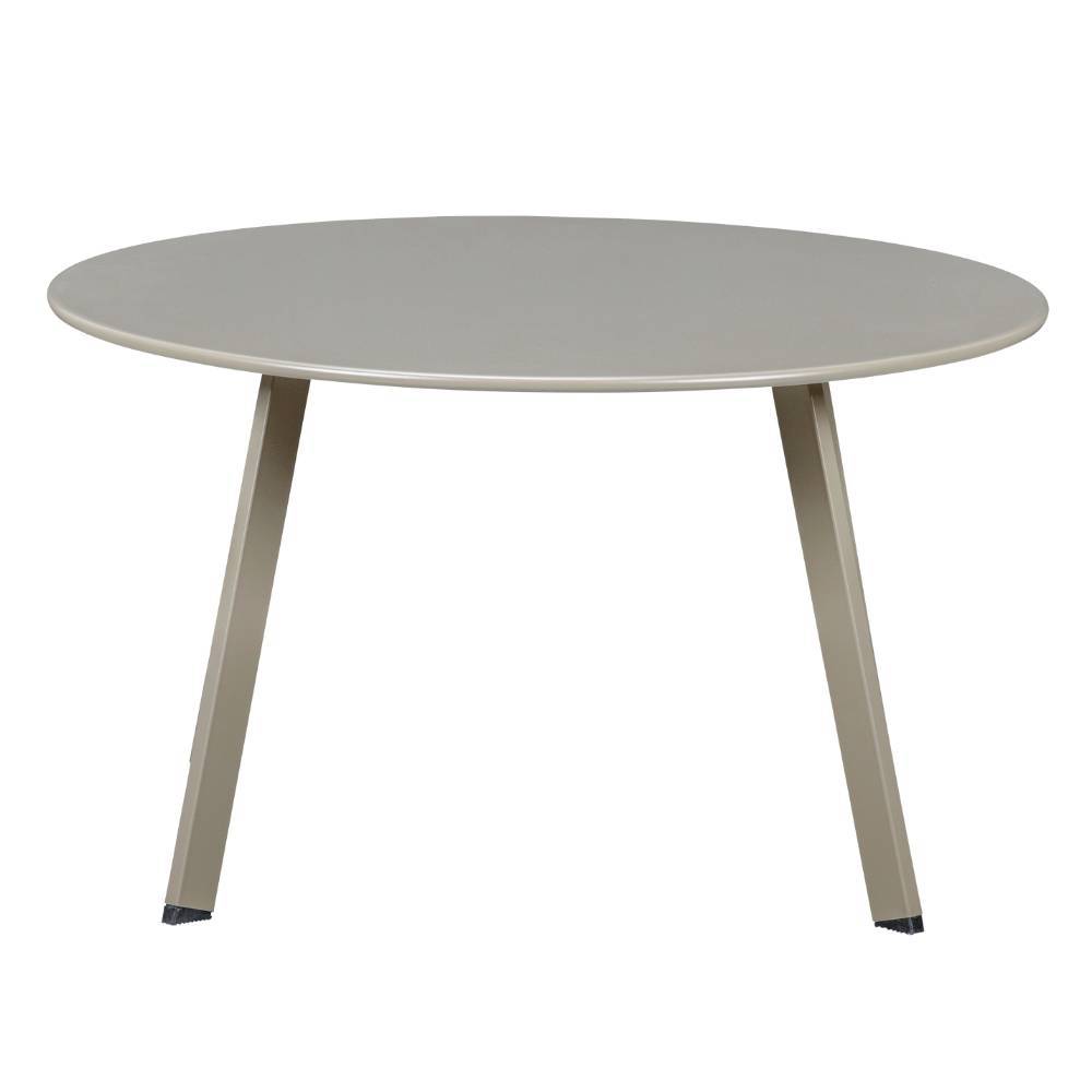 Beistelltisch Sofa Frenanda in Beige pulverbeschichtet (dreiteilig)