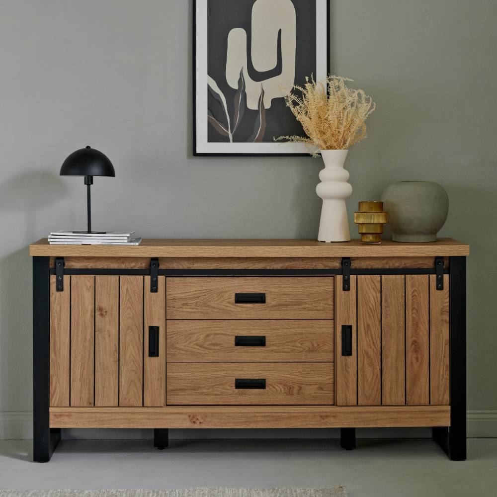 Sideboard Francara im Landhausstil mit Bügelgestell