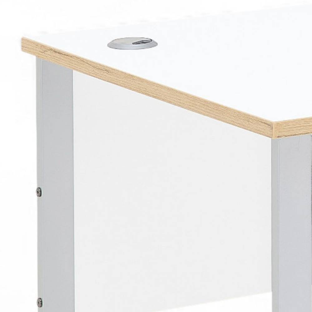 Büroschreibtisch Mariocavo mit Bügelgestell in modernem Design