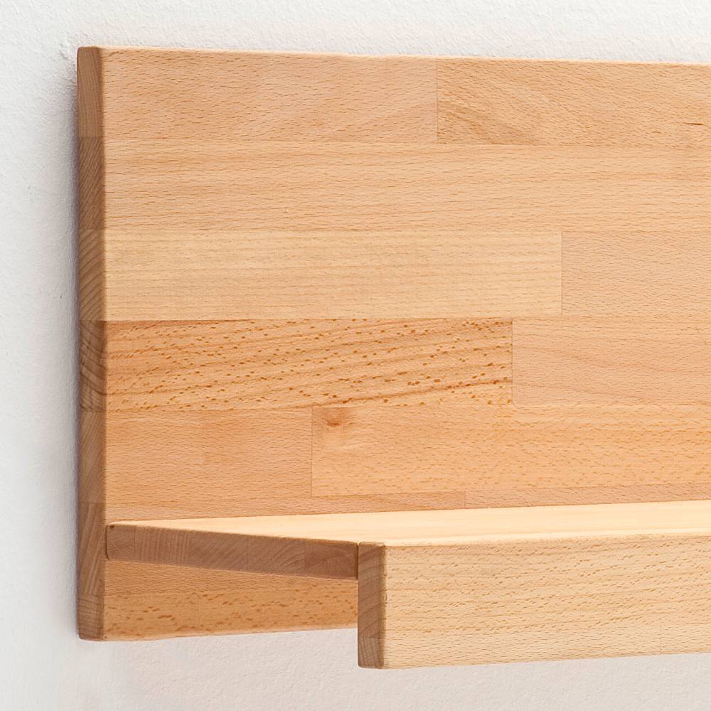Wandregal Jameson aus Kernbuche Massivholz 150 cm breit