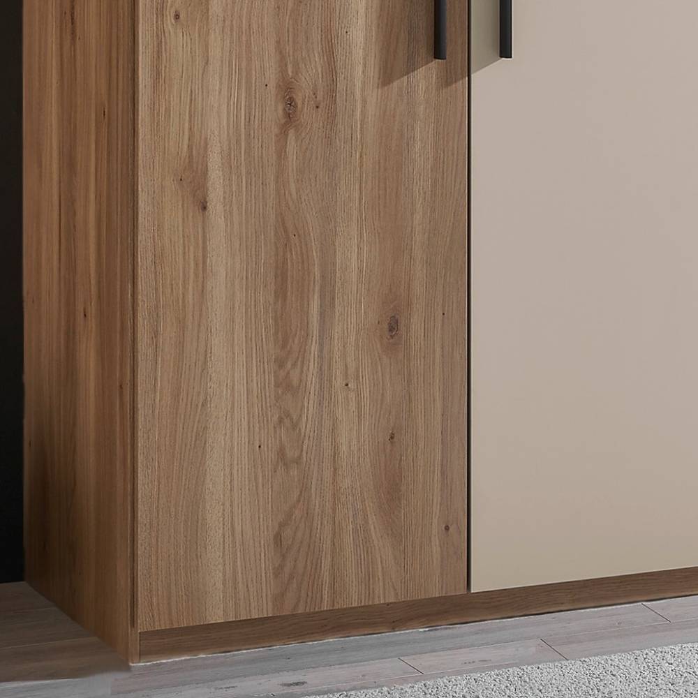Komplettschlafzimmer Mero in modernem Design mit LED Beleuchtung (vierteilig)