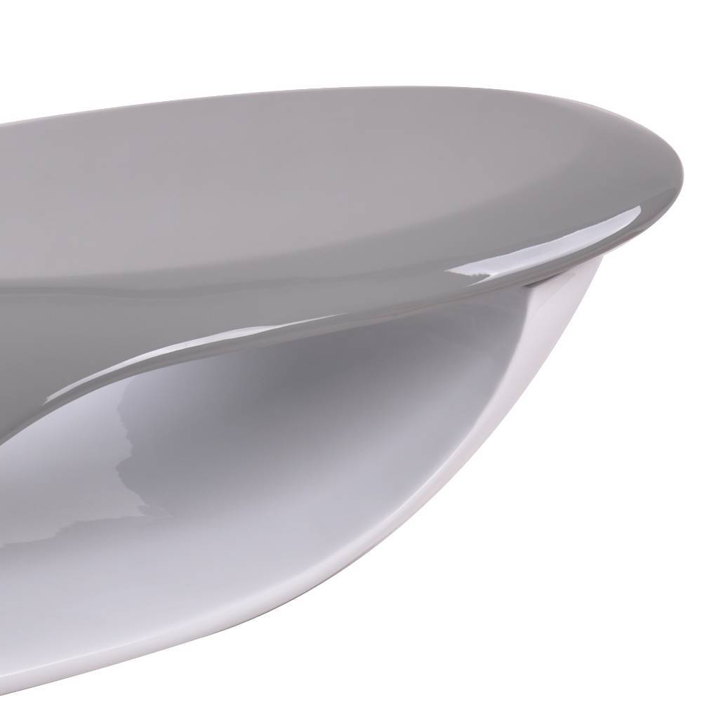 Hochglanz Designtisch Select aus Fiberglas in organischer Form