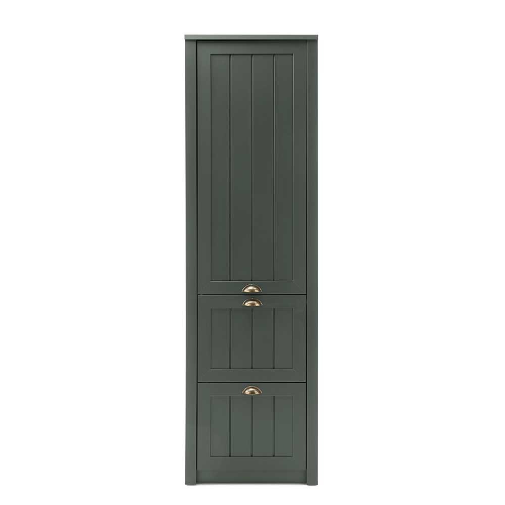 Dielenkleiderschrank Clujia in Dunkelgrün 60 cm breit