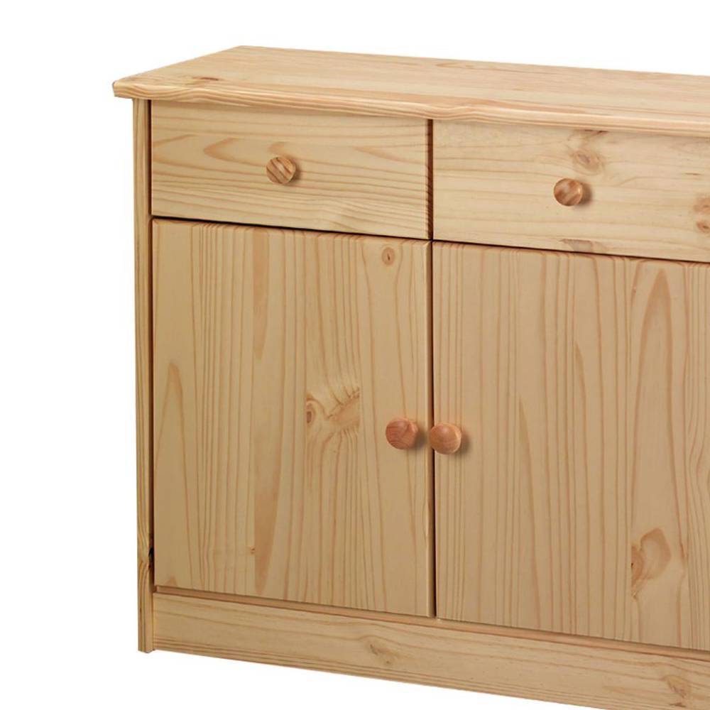 Sideboard Tine aus Kiefer Massivholz mit sechs Schubladen