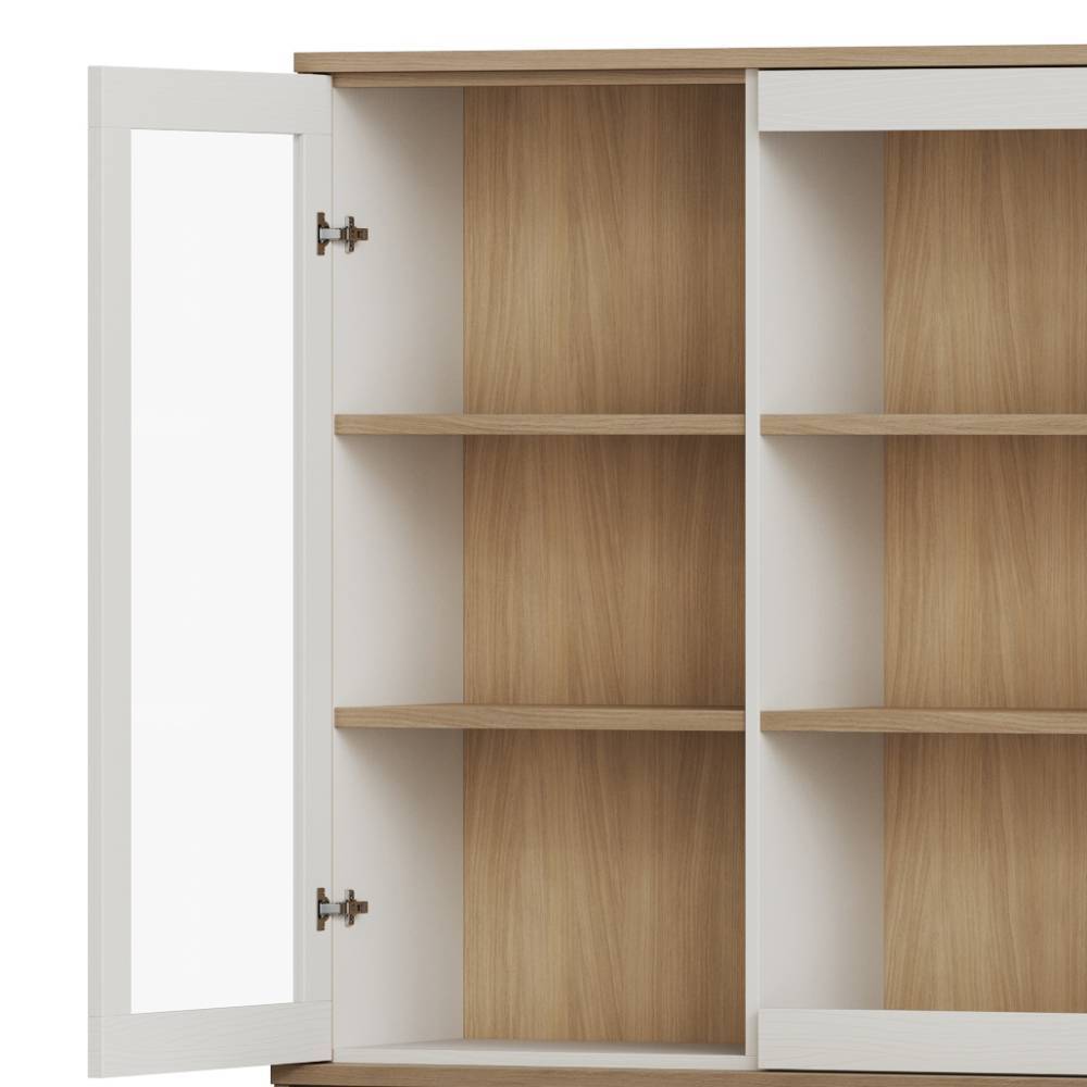 Buffetvitrine Labrassa mit drei Schubladen 164 cm breit