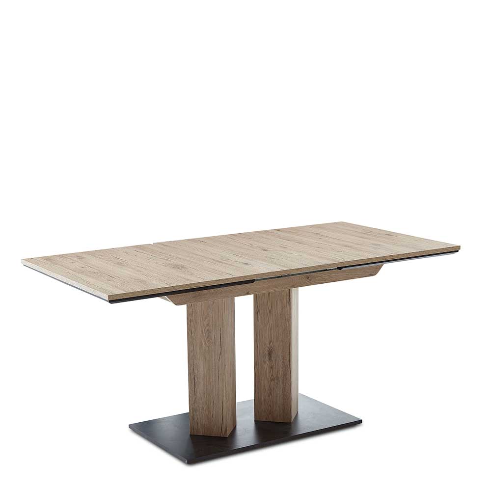 Säulentisch Bai in Wildeiche Holzoptik modernes Design