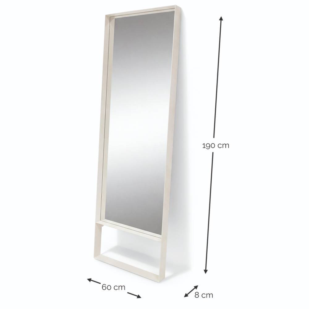 Standspiegel Casir in modernem Design - Taupe