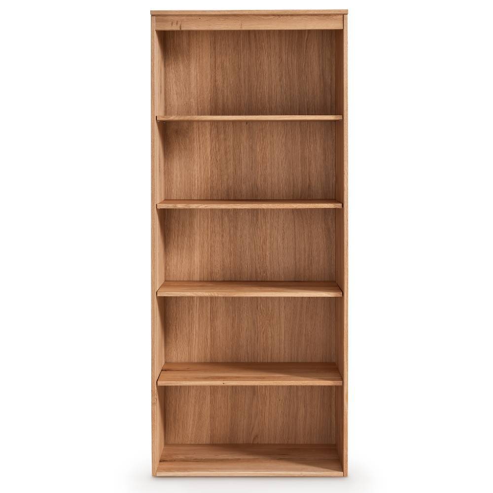 Ordnerregal Samluca 194 cm hoch aus Eiche Massivholz