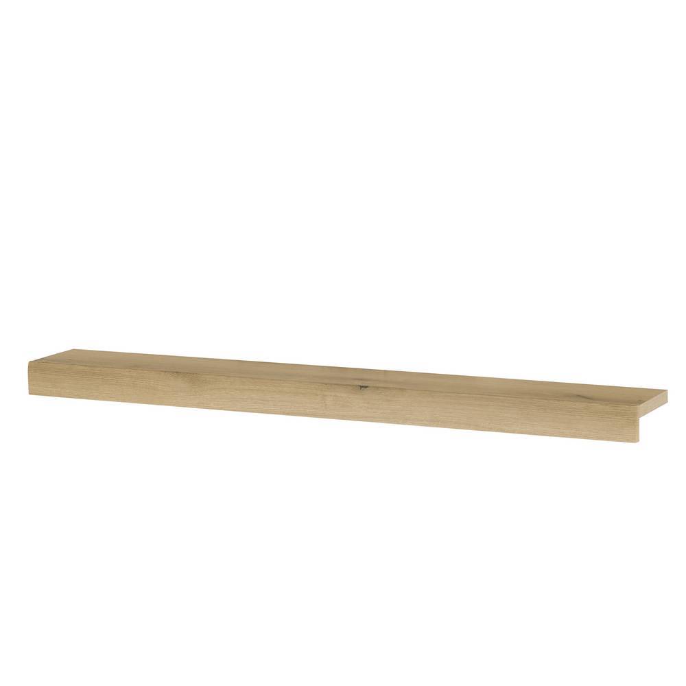 Wandregal Badehma in Eichefarben 150 cm breit