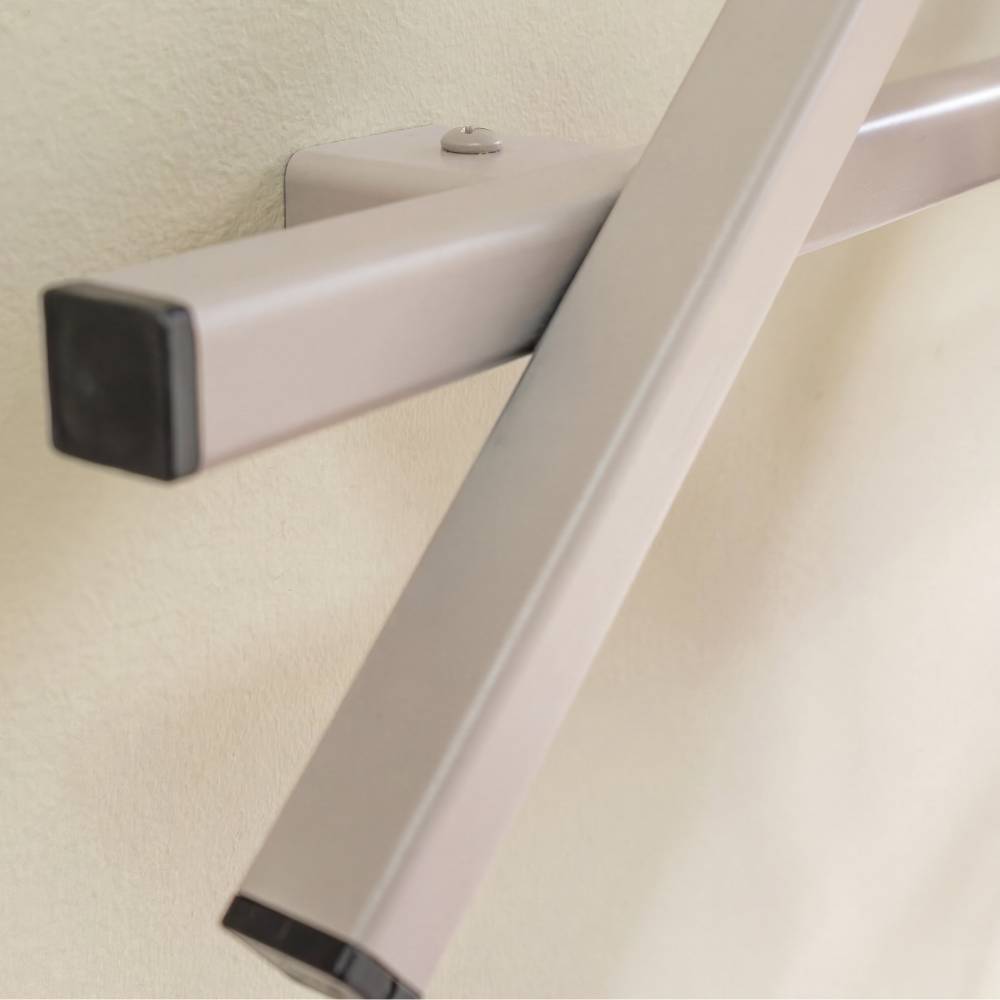 Metall Garderobe Piaza in Taupe aus Stahl