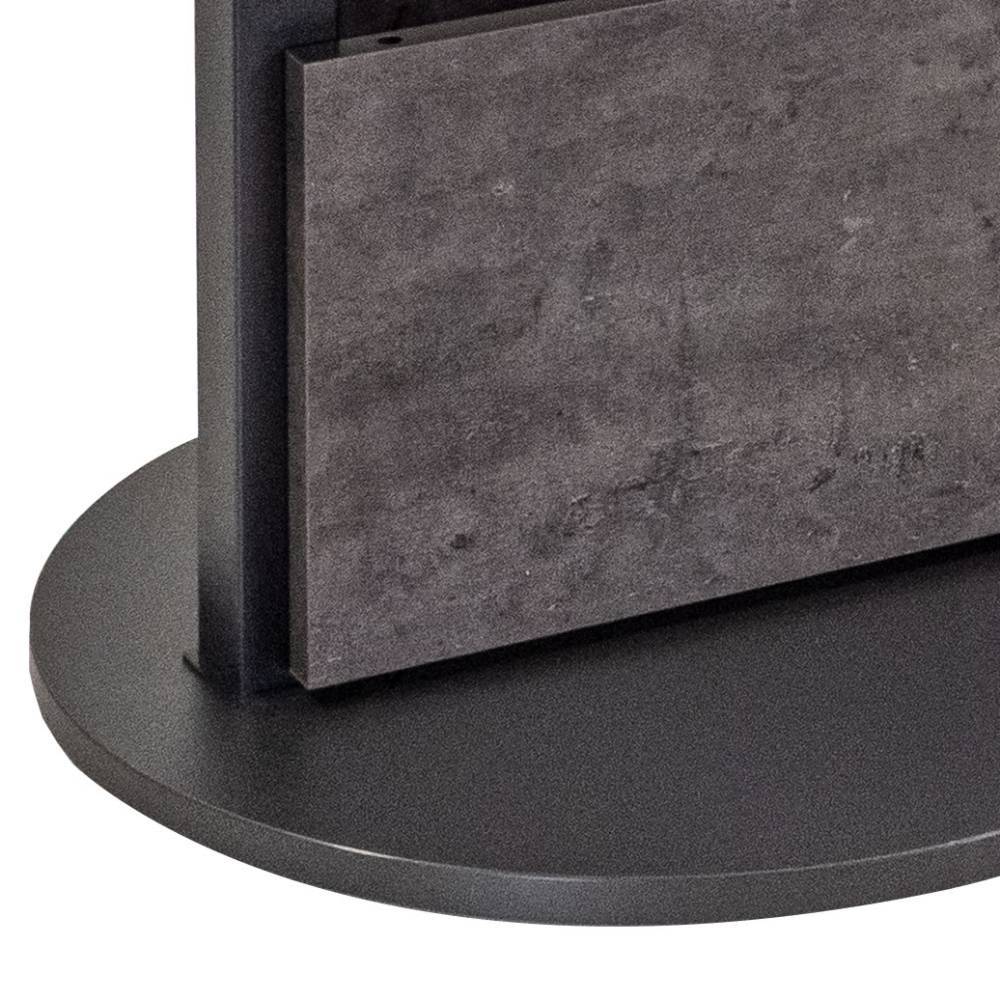 Ausziehtisch Falco in Beton Grau höhenverstellbar