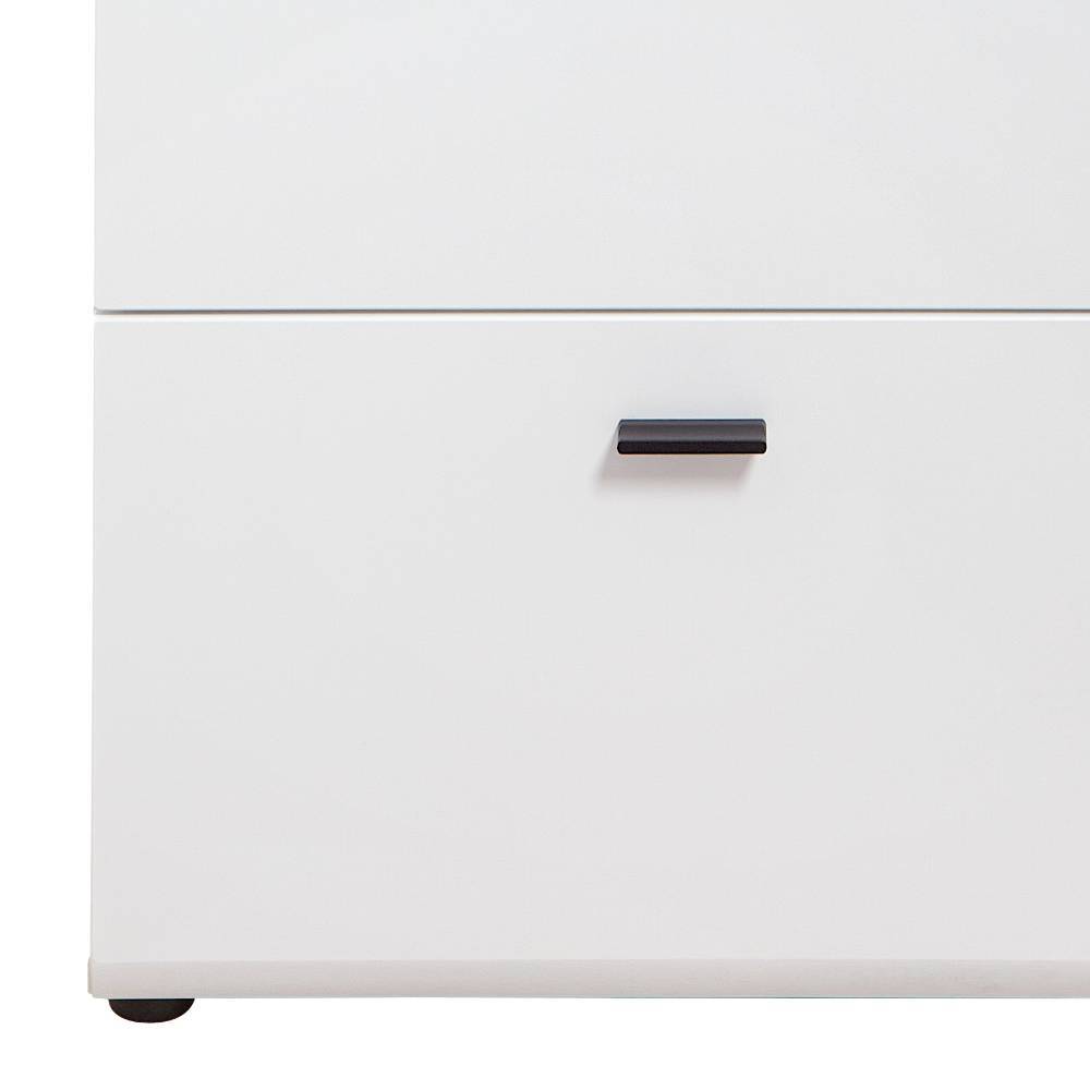 Schuhklappenschrank Luzie in modernem Design 25 cm tief
