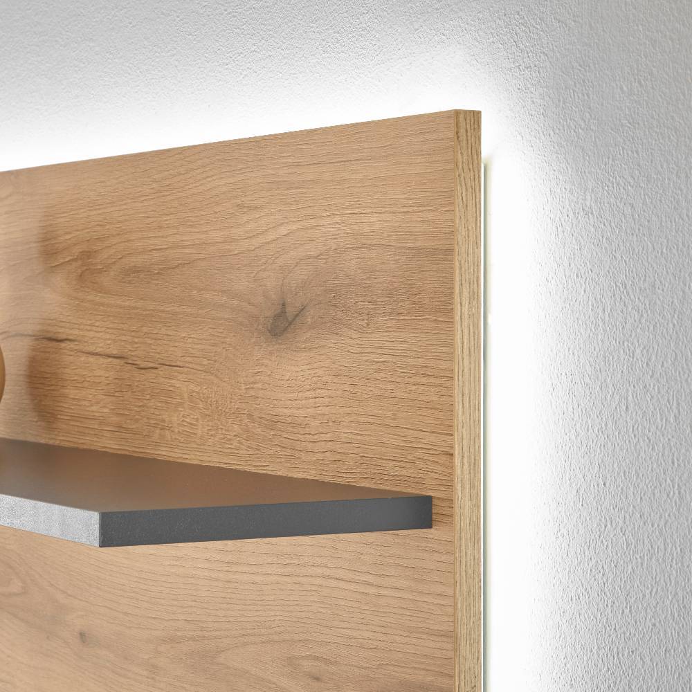 Wohnzimmer Anbauwand Castilla in modernem Design dreiteilig (dreiteilig)