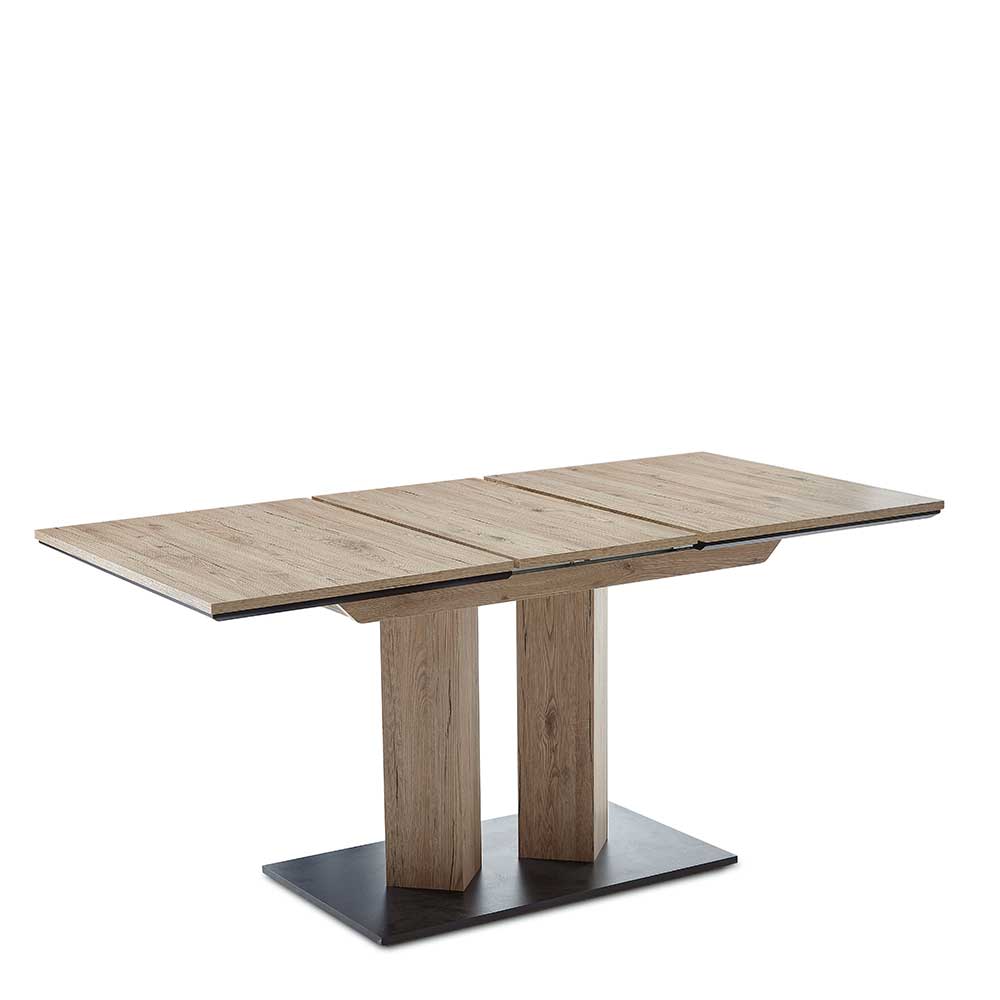 Säulentisch Bai in Wildeiche Holzoptik modernes Design
