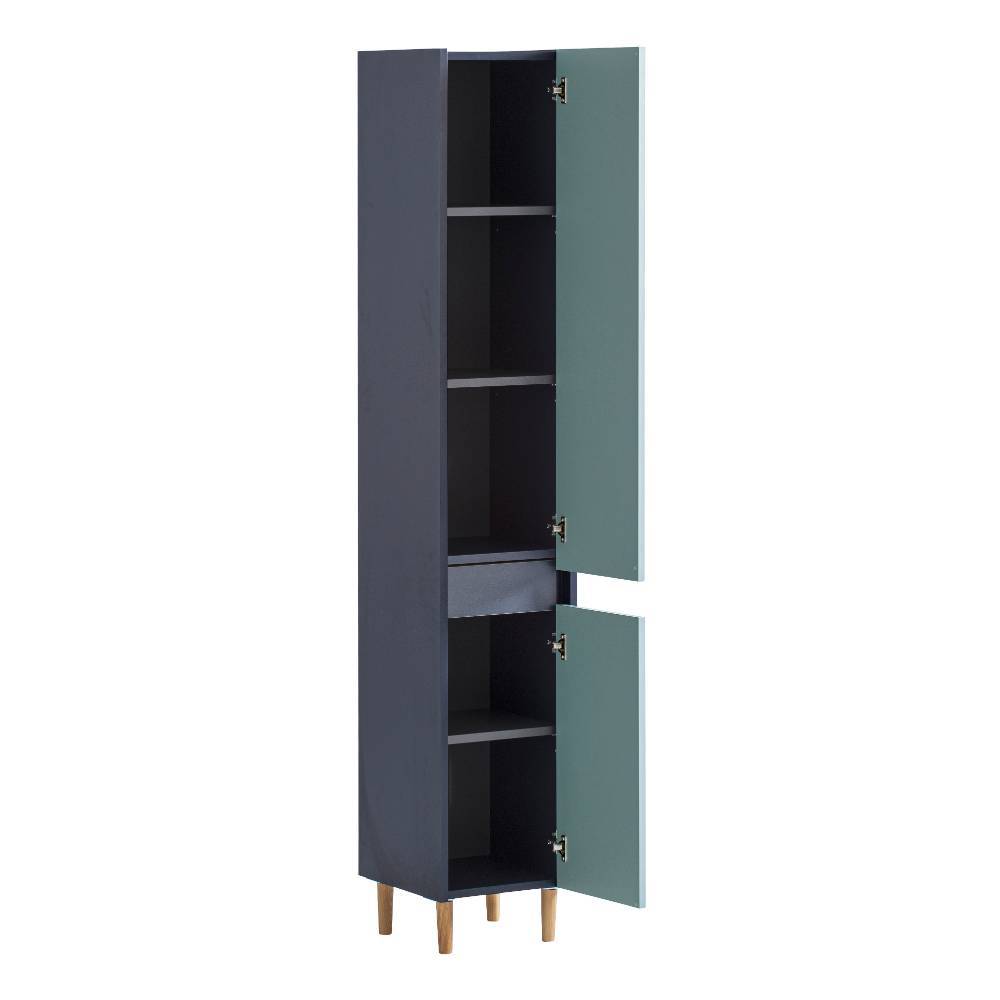 Bad Hochschrank Elliot 170 cm hoch mit Drehtüren