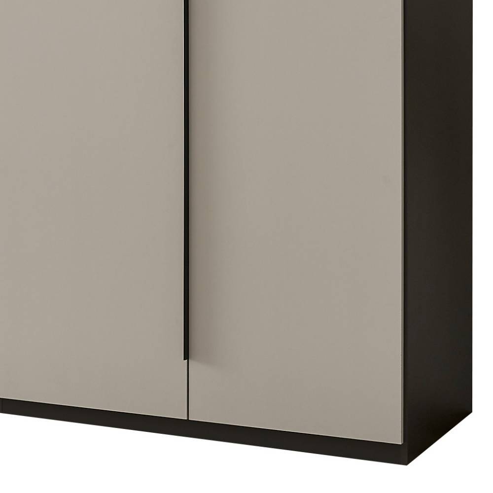 Schlafzimmerkleiderschrank Arionn mit Drehtüren in Lichtgrau