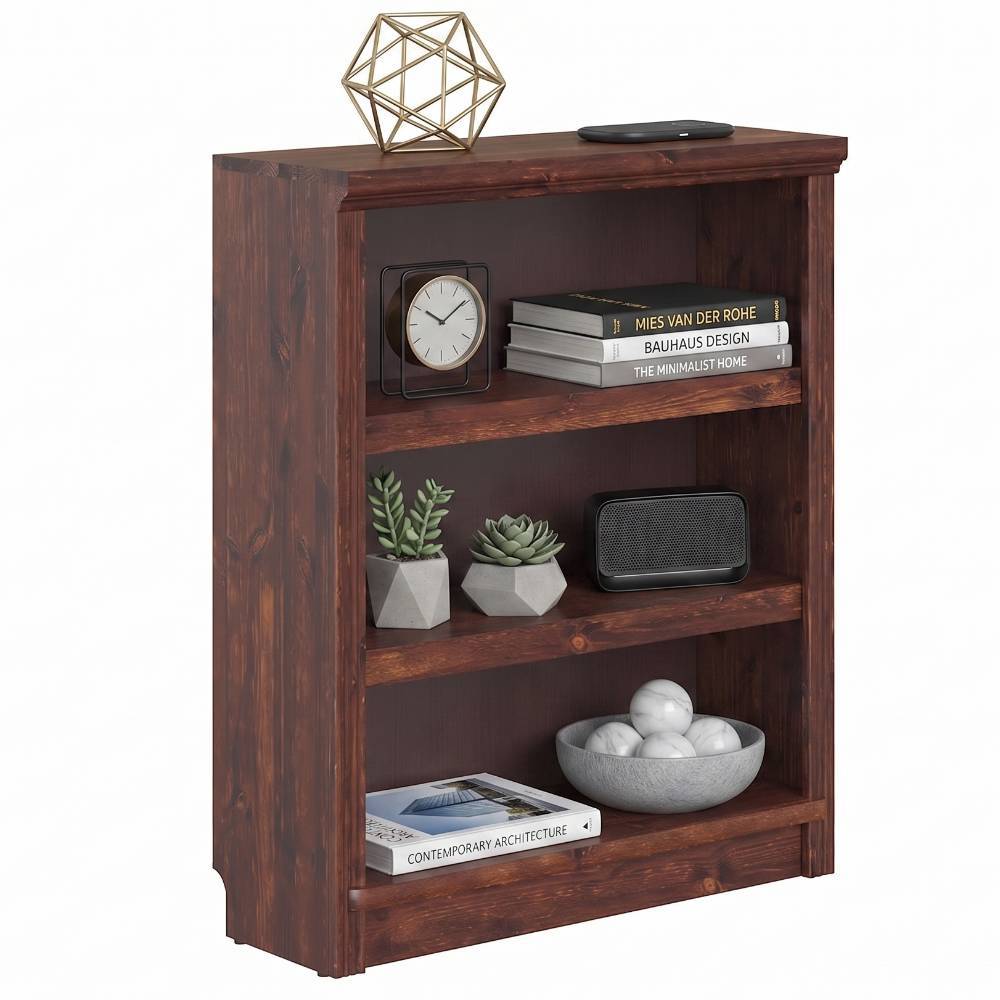Bücherregal Naguera aus Kiefer Massivholz im Landhausstil