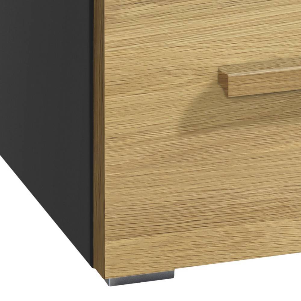 Kommode Kyras 90 cm breit mit zwei Schubladen