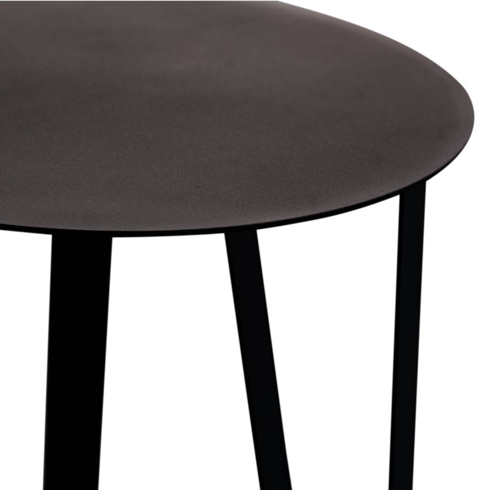 Beistelltisch Sofa Pathos mit Hairpin Gestell in Schwarz