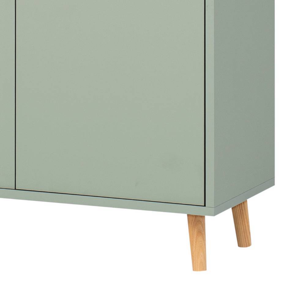 Badezimmerschrank Zytona im Skandi Design mit zwei Schubladen