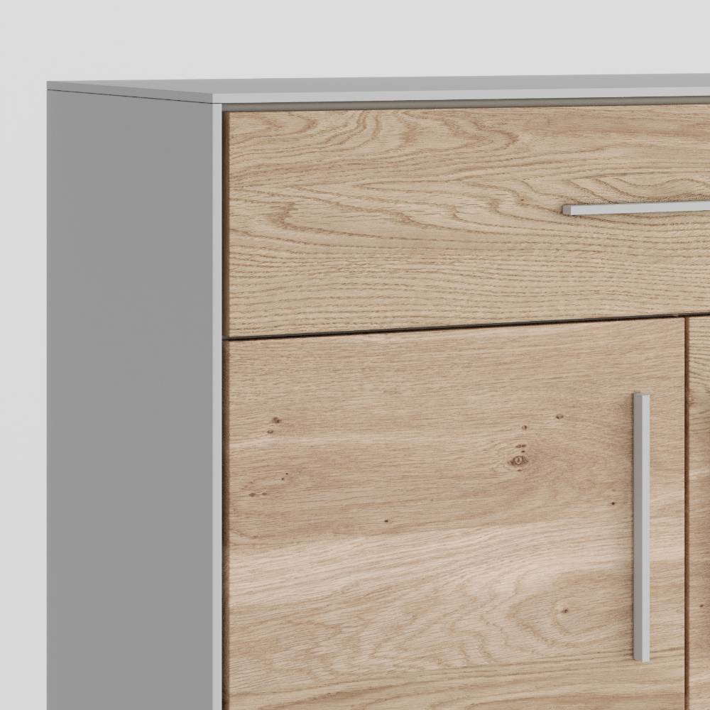 Schuhschrank Fortlanda mit einer Schublade und Drehtüren