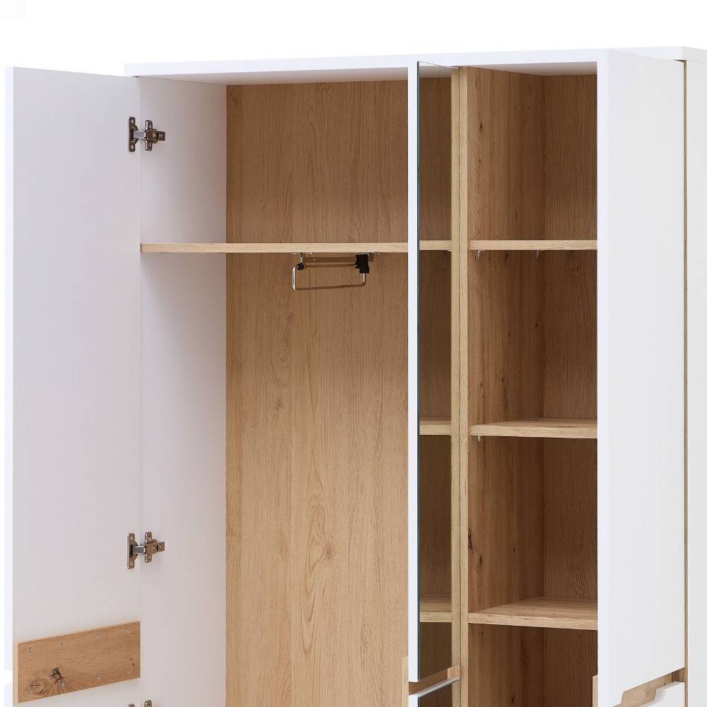 Dielenkleiderschrank Mariocavo in modernem Design mit Spiegeltür