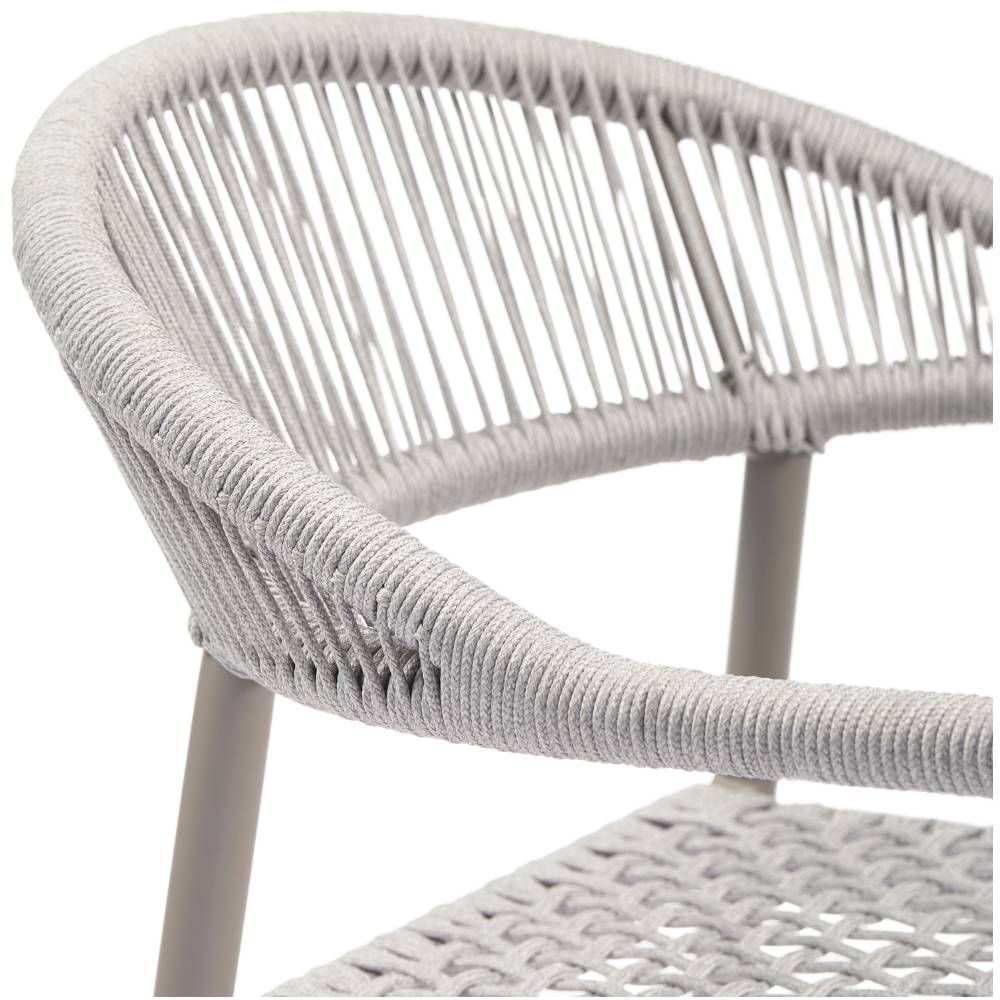 Outdoor Stühle Rabima aus Kordel und Aluminium (2er Set)