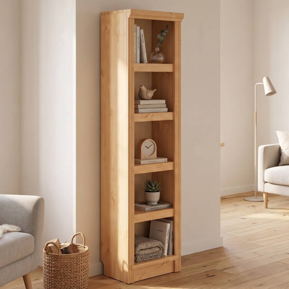 Massivholzregal Claros mit vier Einlegeböden im Landhausstil