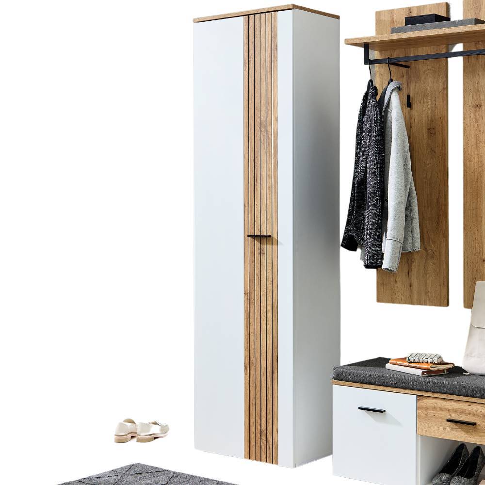 Garderobenkombination Alamo inklusive Sitzpolster in modernem Design (dreiteilig)